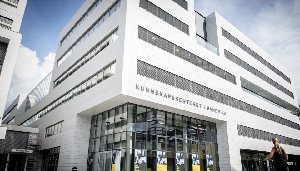 Høgskolen i Oslo og Akershus startet sykepleieutdanning i Sandvika høsten 2014. Foto: Cicilie S. Andersen Høgskolen i Oslo og Akershus startet sykepleieutdanning i Sandvika høsten 2014. Foto: Cicilie S. Andersen