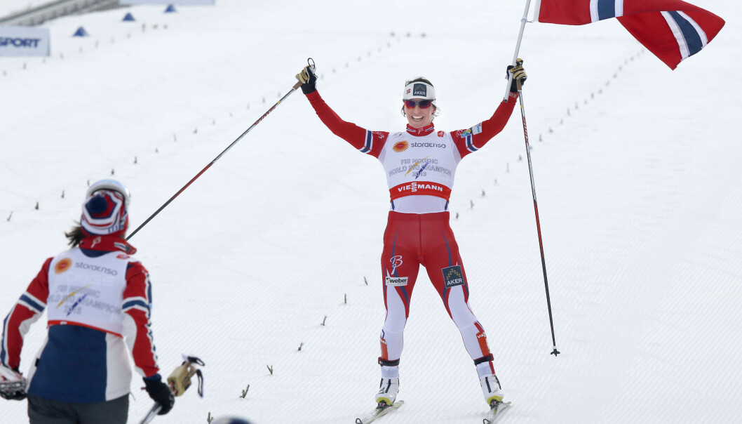 Det er ikke muskler og treningstimer som er avgjørende, men hjernefunksjonen, når Marit Bjørgen torsdag ble tidenes mestvinnende kvinnelige vinteridrettsutøver under VM i Falun. Foto: Terje Pedersen, NTB Scanpix Det er ikke muskler og treningstimer som er avgjørende, men hjernefunksjonen, når Marit Bjørgen torsdag ble tidenes mestvinnende kvinnelige vinteridrettsutøver under VM i Falun. Foto: Terje Pedersen, NTB Scanpix