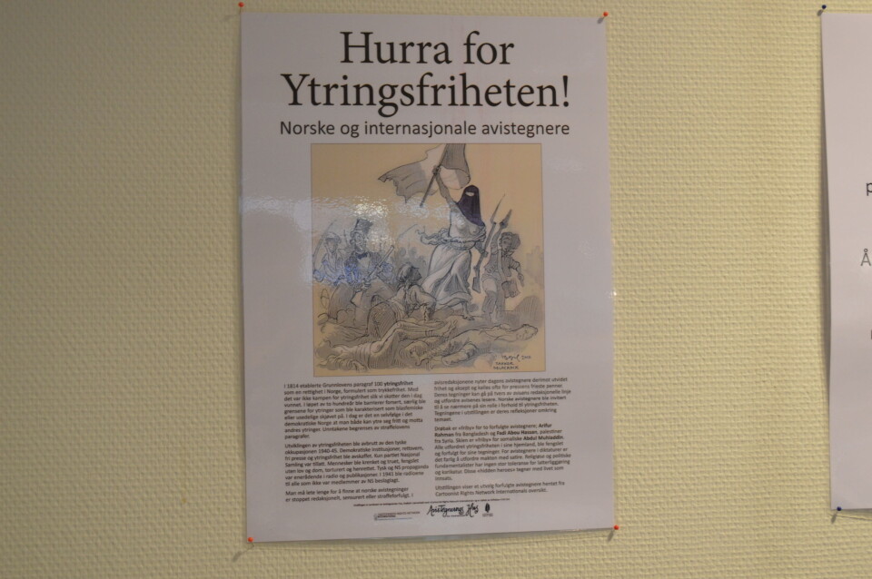 Biblioteket med alternativ utstilling
