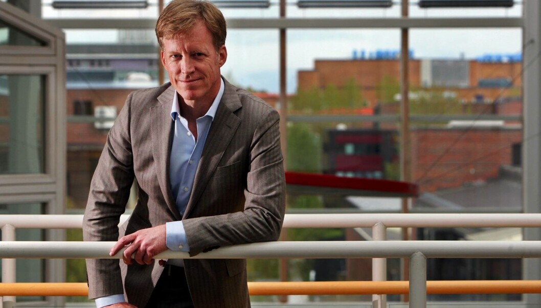 — Jeg har lest utlysningsteksten og synes det er både en spennende og utrolig viktig jobb, sier professor Curt Rice om den utlyste rektorjobben ved HiOA. Foto: Tom Benjaminsen — Jeg har lest utlysningsteksten og synes det er både en spennende og utrolig viktig jobb, sier professor Curt Rice om den utlyste rektorjobben ved HiOA. Foto: Tom Benjaminsen