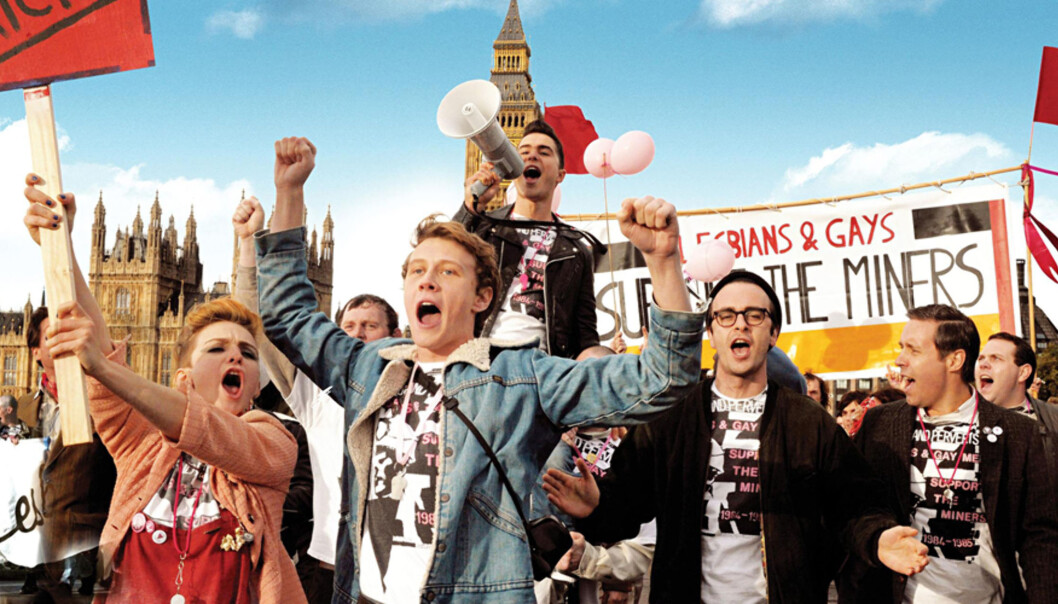 Fra filmen Pride som har premiere første juledag. Foto: Arthaus Fra filmen Pride som har premiere første juledag. Foto: Arthaus