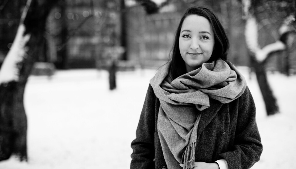 HiOA-student Sigrid Mæhle Grimsrud engasjerer seg for at studentene skal ha en god og varm hverdag i vinterkalde Oslo. Foto: Wanda Nathalie Nordstrøm