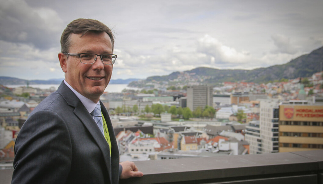 Dag Rune Olsen skuer utover byen. 2014. Dag Rune Olsen skuer utover byen. 2014.