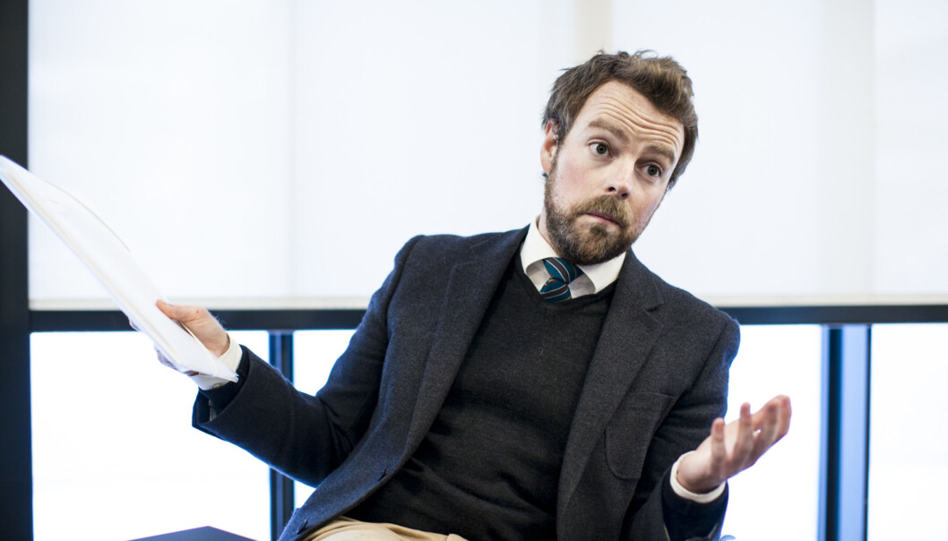 Ingenting er hellig når næringsminister Torbjørn Røe Isaksen skal rydde i det statlige virkemiddelapparatet :— Dette blir et av de viktigste politiske prosjektene mine som næringsminister, sier han. Foto: Skjalg Bøhmer Vold Ingenting er hellig når næringsminister Torbjørn Røe Isaksen skal rydde i det statlige virkemiddelapparatet :— Dette blir et av de viktigste politiske prosjektene mine som næringsminister, sier han. Foto: Skjalg Bøhmer Vold