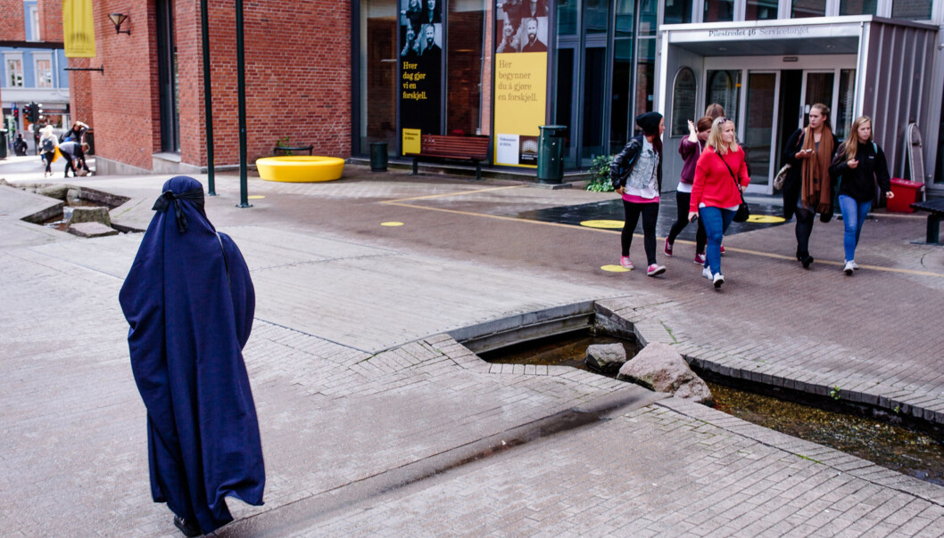 Nikabdebatten blusser opp med jevne mellomrom, og hver gang sitter jeg igjen undrende til hva som egentlig er debattens kjerne, skriver artikkelforfatteren. Illustrasjonsbilde. Foto: Eskil Wie Nikabdebatten blusser opp med jevne mellomrom, og hver gang sitter jeg igjen undrende til hva som egentlig er debattens kjerne, skriver artikkelforfatteren. Illustrasjonsbilde. Foto: Eskil Wie