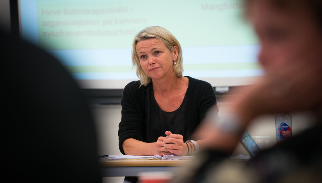 Rektor Kari Toverud Jensen mener at HiOA er godt rustet for å bidra med for å utvikle kompetansen i NAV. Foto: Skjalg Bøhmer Vold Rektor Kari Toverud Jensen mener at HiOA er godt rustet for å bidra med for å utvikle kompetansen i NAV. Foto: Skjalg Bøhmer Vold