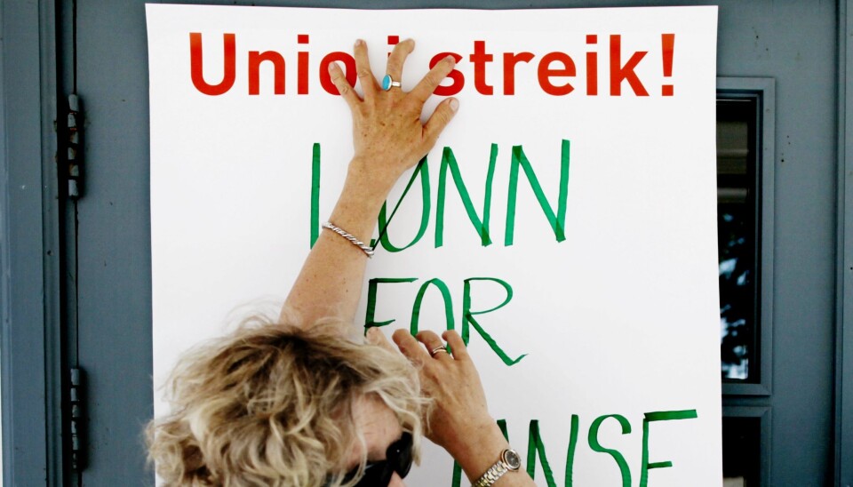 Fem universiteter og høgskoler vil bli rammet av streik fra førstkommende fredag hvis partene ikke kommer til enighet. Foto: Carl Martin Nordby/NTB Scanpix
