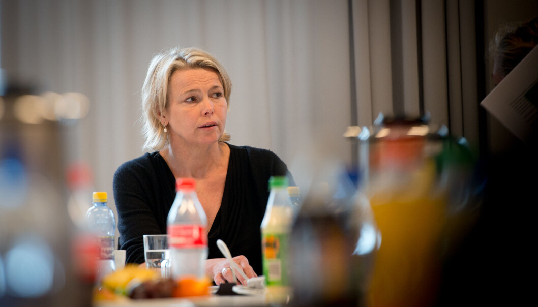 Rektor Kari Toverud Jensen åpnet styremøtet med å si at prinsippene om åpne styreseminar skal diskuteres allerede neste styremøte. Foto: Skjalg Bøhmer Vold Rektor Kari Toverud Jensen åpnet styremøtet med å si at prinsippene om åpne styreseminar skal diskuteres allerede neste styremøte. Foto: Skjalg Bøhmer Vold