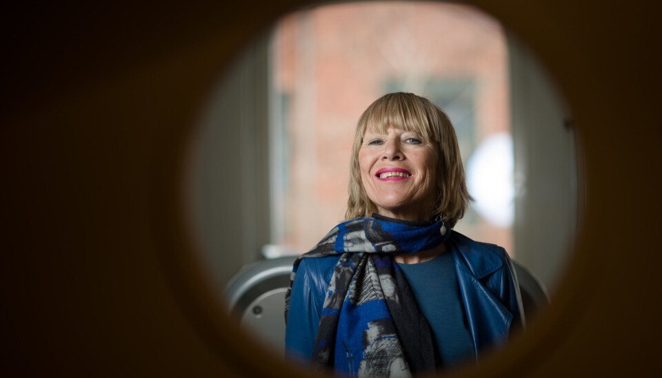 Professor Astrid Bergland forklarer stor publisering med blant annet mange gode kolleger, lange arbeidsdager og flinke stipendiater i forskningsgruppen. Foto: Skjalg Bøhmer Vold