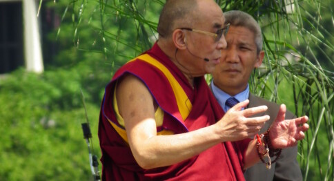 Dalai Lama møter studenter