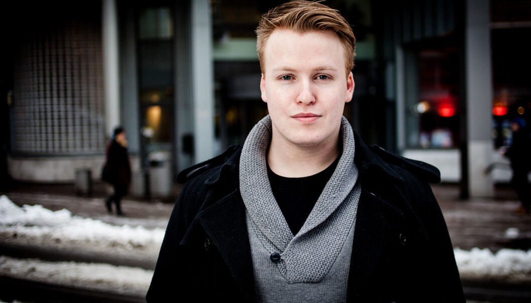 Christoffer Alsvik er bekymret for flytteplanene for Institutt for sosialfag. Foto: Patrick da Silva Sæther Christoffer Alsvik er bekymret for flytteplanene for Institutt for sosialfag. Foto: Patrick da Silva Sæther