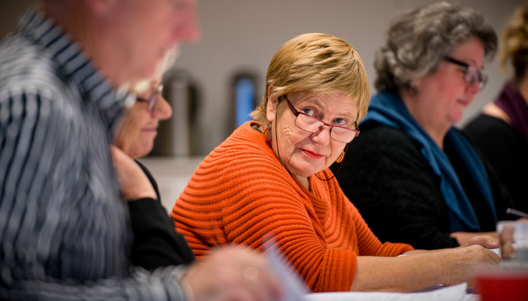 Kari Pahle i høgskolestyret ved HiOA er særlig bekymret over stort underforbruk av strategiske midler ved høgskolen i 2013 (arkivbilde fra styremøtet oktober 2013). Foto: Arkivfoto: Skjalg Bøhmer Vold Kari Pahle i høgskolestyret ved HiOA er særlig bekymret over stort underforbruk av strategiske midler ved høgskolen i 2013 (arkivbilde fra styremøtet oktober 2013). Foto: Arkivfoto: Skjalg Bøhmer Vold