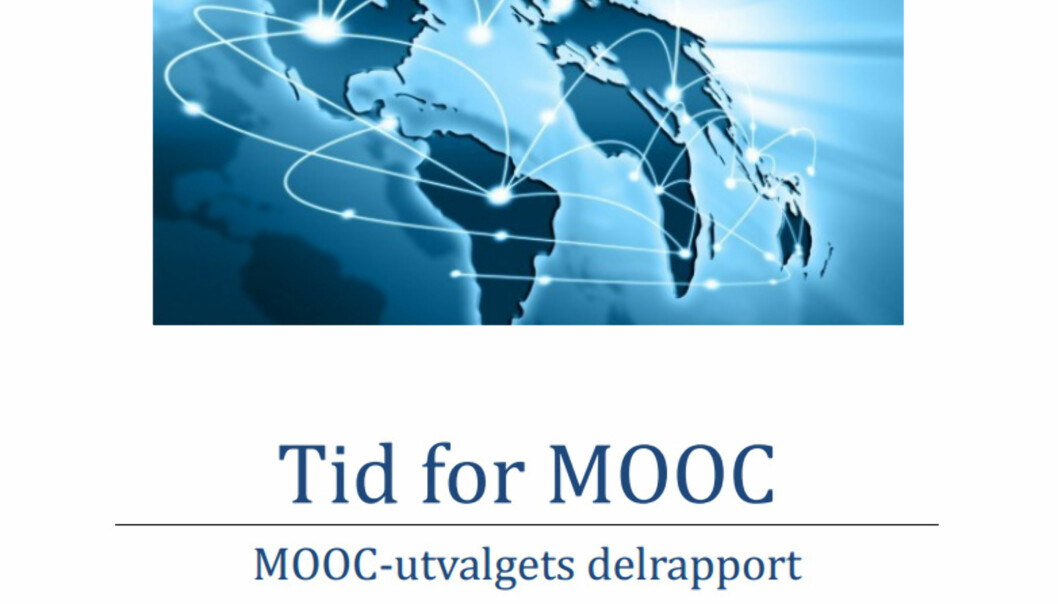 Første rapport fra MOOC-utvalget levert.