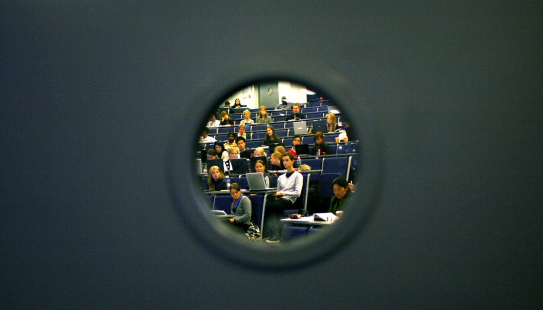 Illustrasjonsfoto fra en forelesning på Høgskolen i Oslo og Akershus. Foto: Sara Johannessen/HiOA Illustrasjonsfoto fra en forelesning på Høgskolen i Oslo og Akershus. Foto: Sara Johannessen/HiOA