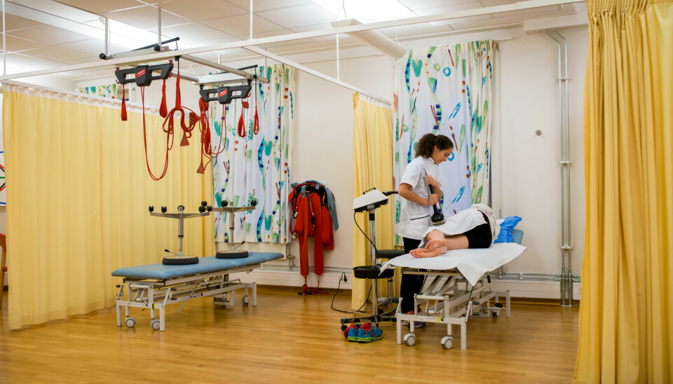 Fysioterapiklinikken ligger i fjerde etasje i P44. Foto: Skjalg Bøhmer Vold