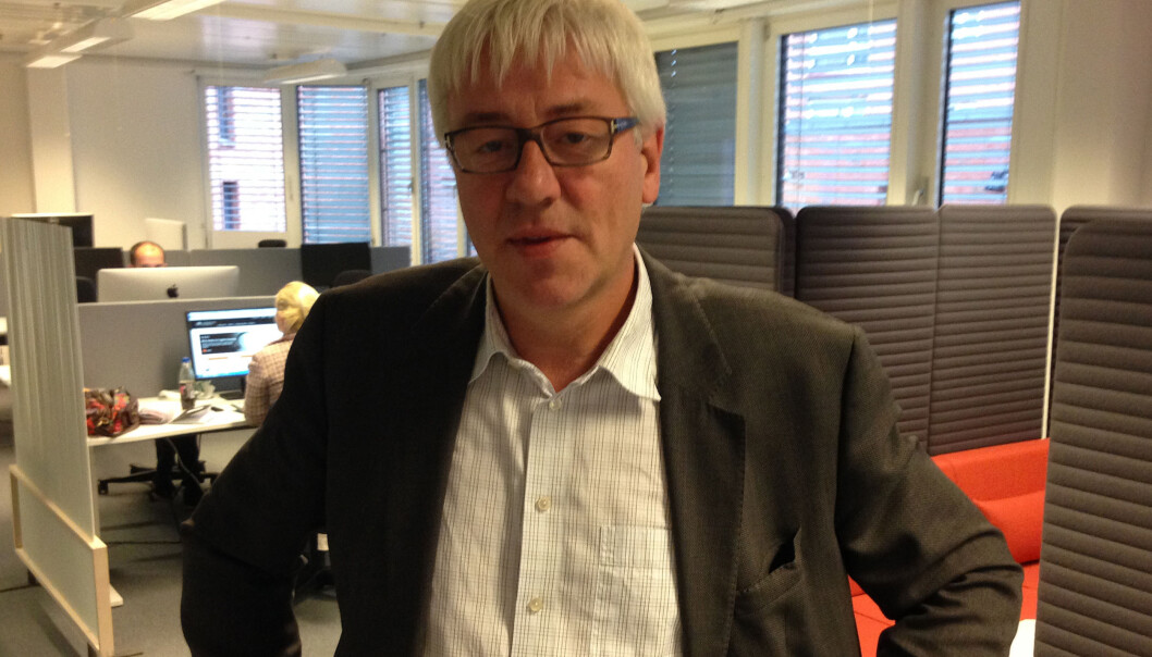 — Styringsgruppen ønsket seg et bedre beslutningsgrunnlag, blant annet når det gjaldt valg av teknisk løsning, noe som vil gi noe forsinkelse i arbeidet med intranettet ved HiOA, sier kommunikasjonssjef Tore Hansen som nå har overtatt ansvaret for prosjektet. Foto: Eva Tønnessen — Styringsgruppen ønsket seg et bedre beslutningsgrunnlag, blant annet når det gjaldt valg av teknisk løsning, noe som vil gi noe forsinkelse i arbeidet med intranettet ved HiOA, sier kommunikasjonssjef Tore Hansen som nå har overtatt ansvaret for prosjektet. Foto: Eva Tønnessen