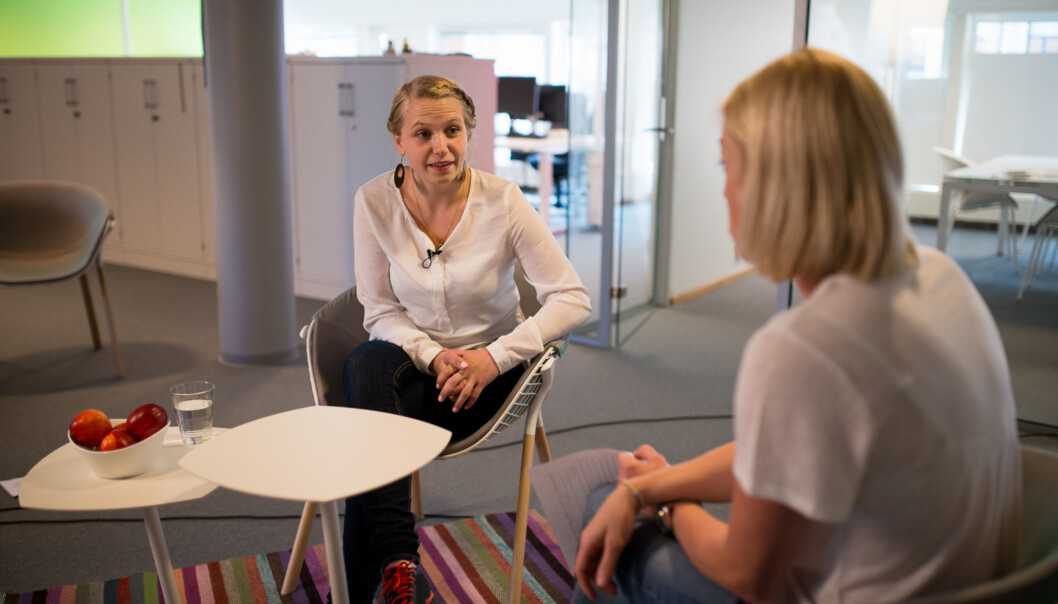 Eline Stølan er bekymret for at for mange søkere blir tilbudt plass. Det kalkuleres med et frafall på rundt 37 prosent på nasjonalt nivå. Foto: Skjalg Bøhmer Vold Eline Stølan er bekymret for at for mange søkere blir tilbudt plass. Det kalkuleres med et frafall på rundt 37 prosent på nasjonalt nivå. Foto: Skjalg Bøhmer Vold