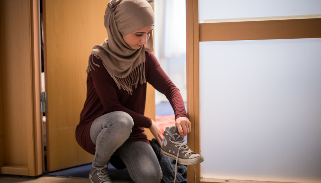 Nasire Bani Hashem oppfordrer ledelsen ved høgskolen til å ta kontakt med Islam Net og få til en god dialog før de avgjør søknaden om å bli studentforening. Foto: Skjalg Bøhmer Vold Nasire Bani Hashem oppfordrer ledelsen ved høgskolen til å ta kontakt med Islam Net og få til en god dialog før de avgjør søknaden om å bli studentforening. Foto: Skjalg Bøhmer Vold