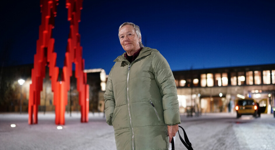 Rektor Kathrine Skretting ved Høgskolen i Innlandet sier at gaven fra Sparebankstiftelsen Hedmark er avgjørende for å nå målet om å bli universitet innen 2020. Foto: Ketil Blom Haugstulen
