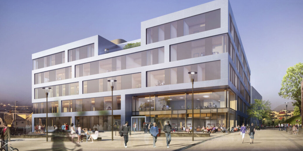 Torstein Dahle er kritisk til at nybygget på Kronstad legger opp til åpne kontorlandskap. Foto: Kruse Smith og L2 Arkitekter Torstein Dahle er kritisk til at nybygget på Kronstad legger opp til åpne kontorlandskap. Foto: Kruse Smith og L2 Arkitekter
