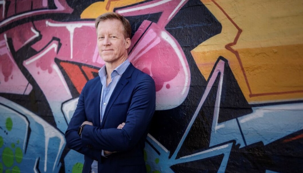 Rektor Curt Rice vil at det skal stå OsloMet på de nye skiltene på Høgskolen i Oslo og Akershus. Foto: Benjamin Ward/HiOA Rektor Curt Rice vil at det skal stå OsloMet på de nye skiltene på Høgskolen i Oslo og Akershus. Foto: Benjamin Ward/HiOA