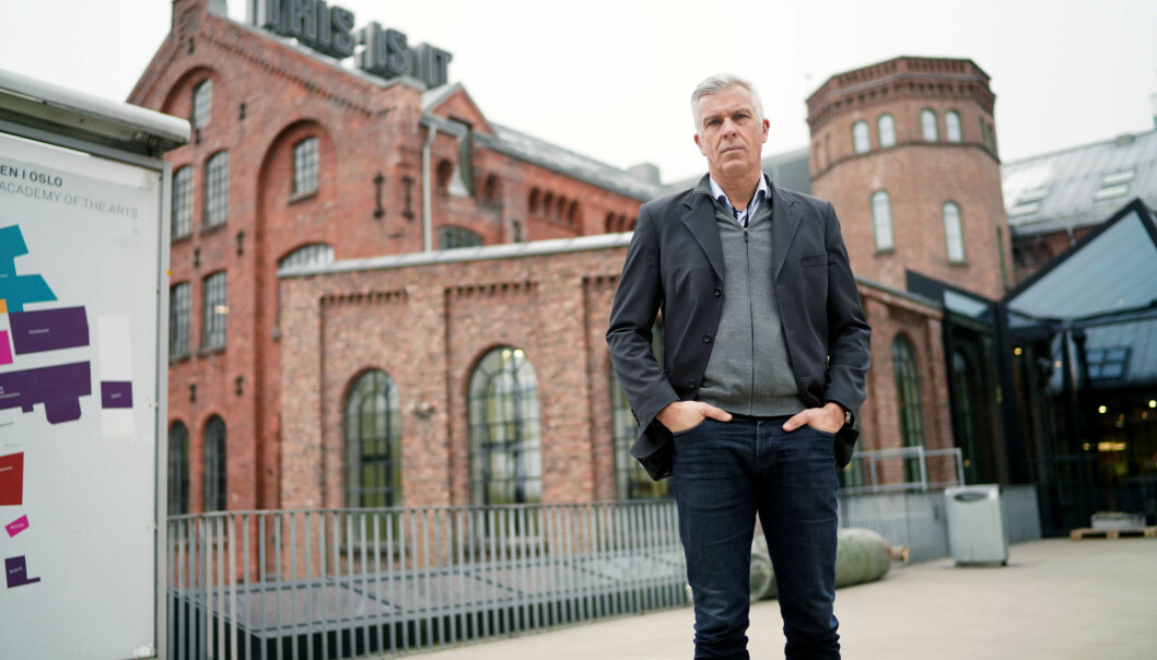 Rektor Jørn Mortensen ved Kunsthøgskolen i Oslo. Foto: Ketil Blom Haugstulen
