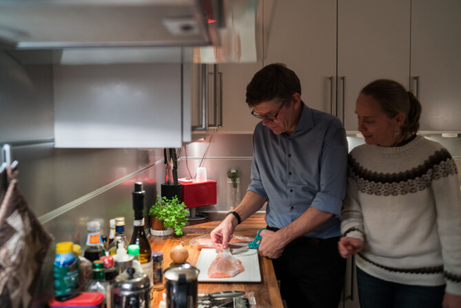 Svein Stølen med kone, Ingvil Gausemel. Foto: David Engmo Svein Stølen med kone, Ingvil Gausemel. Foto: David Engmo