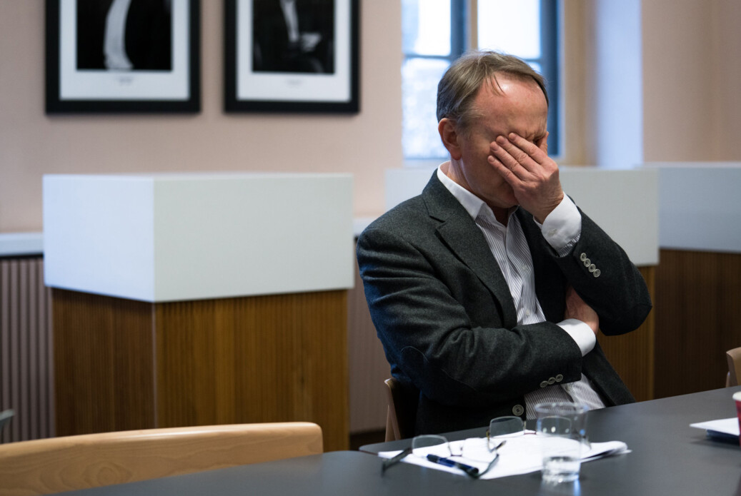 Dekan ved Det juridiske fakultet på Universitetet i Oslo, Dag Michalsen. Bildet er tatt i sammenheng med et intervju om makt og kjønn i akademia. Foto: David Engmo Dekan ved Det juridiske fakultet på Universitetet i Oslo, Dag Michalsen. Bildet er tatt i sammenheng med et intervju om makt og kjønn i akademia. Foto: David Engmo