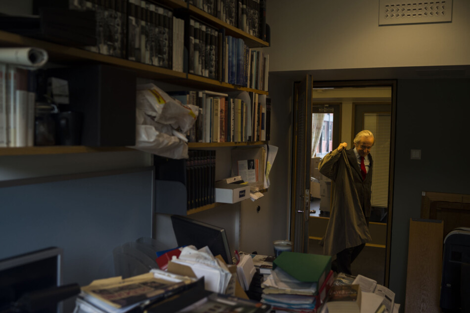— Det som er interessant å se på etter mitt syn, er hvilket signal Langeland-dommen sender tilbake til universitetssystemet, sier professor i historie på Universitetet i Oslo, John Peter Collett. Foto: David Engmo — Det som er interessant å se på etter mitt syn, er hvilket signal Langeland-dommen sender tilbake til universitetssystemet, sier professor i historie på Universitetet i Oslo, John Peter Collett. Foto: David Engmo