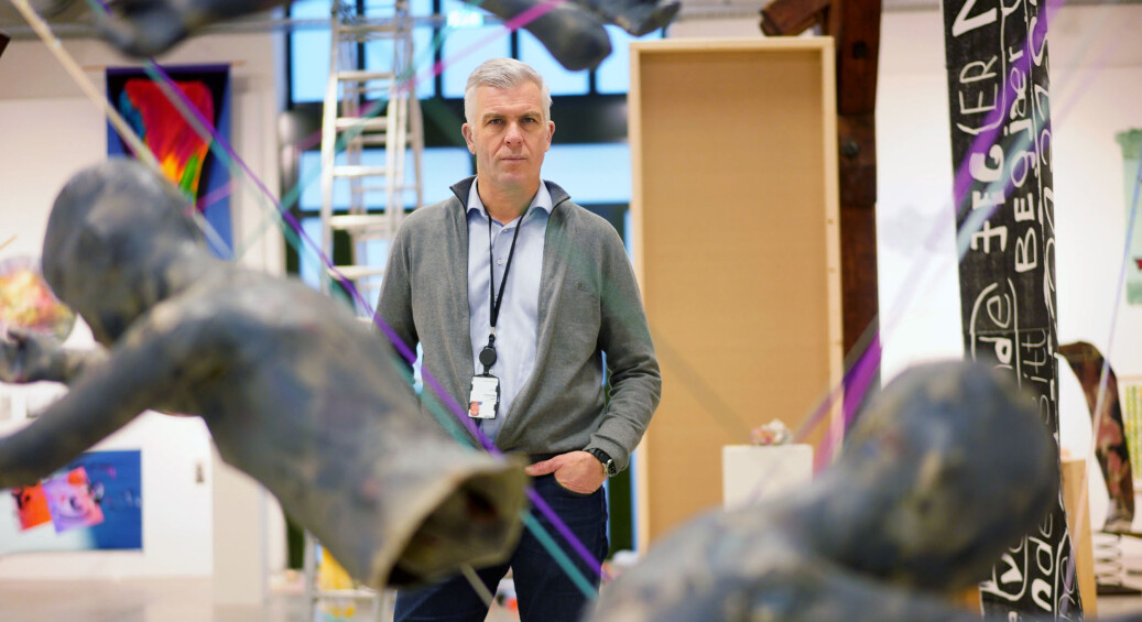 Rektor Jørn Mortensen ved Kunsthøgskolen i Oslo mener at varselet om seksuell trakassering er rystende. Foto: Ketil Blom Haugstulen Rektor Jørn Mortensen ved Kunsthøgskolen i Oslo mener at varselet om seksuell trakassering er rystende. Foto: Ketil Blom Haugstulen
