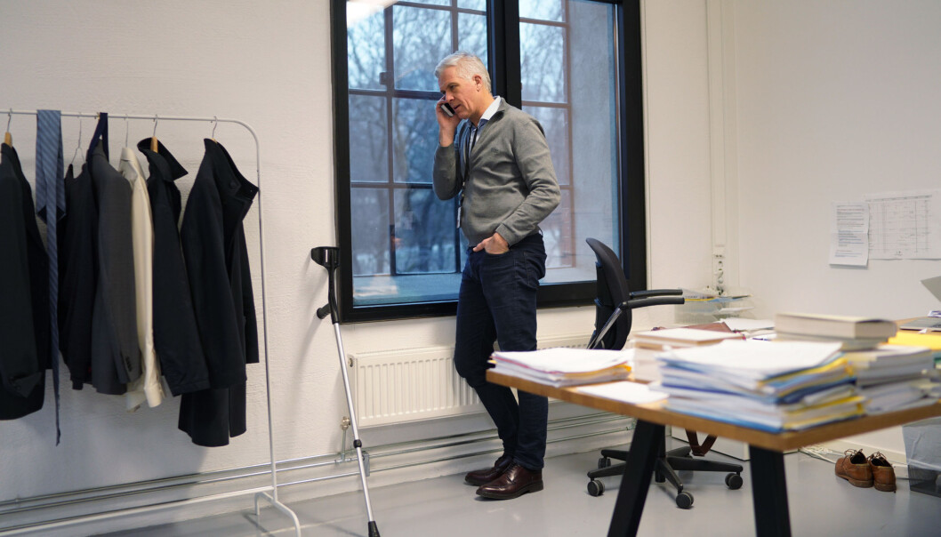 Rektor Jørn Mortensen ved Kunsthøgskolen i Oslo (KHiO) har avsluttet flere saker om seksuell trakassering ved høgskolen i 2018. Foto: Ketil Blom Haugstulen Rektor Jørn Mortensen ved Kunsthøgskolen i Oslo (KHiO) har avsluttet flere saker om seksuell trakassering ved høgskolen i 2018. Foto: Ketil Blom Haugstulen