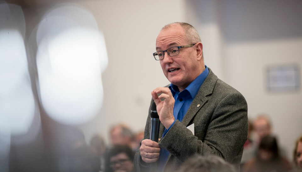 NTNU-rektor Gunnar Bovim er ikke 100 prosent fornøyd med dagens modell i uh-sektoren. Foto: Skjalg Bøhmer Vold