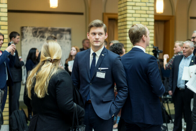 NSO-leder Mats Beldo mener for lite studiestøtte gjør at norske studenter jobber mye. Foto: Ketil Blom Haugstulen NSO-leder Mats Beldo mener for lite studiestøtte gjør at norske studenter jobber mye. Foto: Ketil Blom Haugstulen
