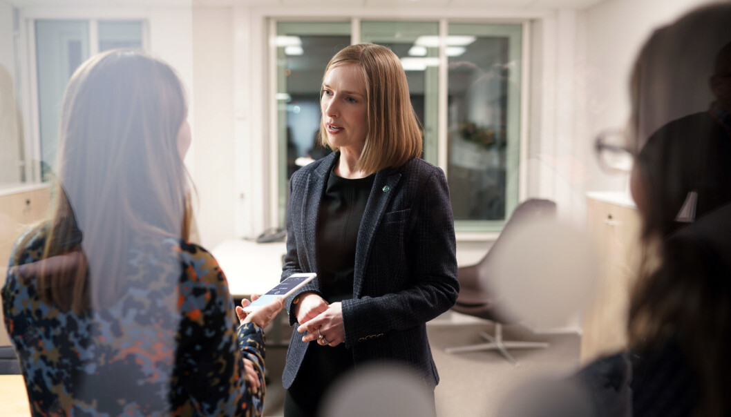 Minister for forskning og høyere utdanning, Iselin Nybø. Foto: Ketil Blom Minister for forskning og høyere utdanning, Iselin Nybø. Foto: Ketil Blom