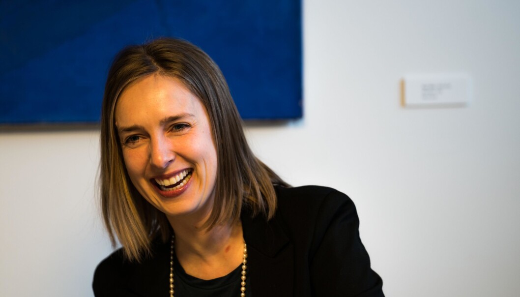 — Basert på tilbakemeldinger fra samskipnadene mener jeg vi nå adresserer den viktigste hindringen, sier Iselin Nybø om bygging av flere studentboliger. Foto: David Engmo — Basert på tilbakemeldinger fra samskipnadene mener jeg vi nå adresserer den viktigste hindringen, sier Iselin Nybø om bygging av flere studentboliger. Foto: David Engmo