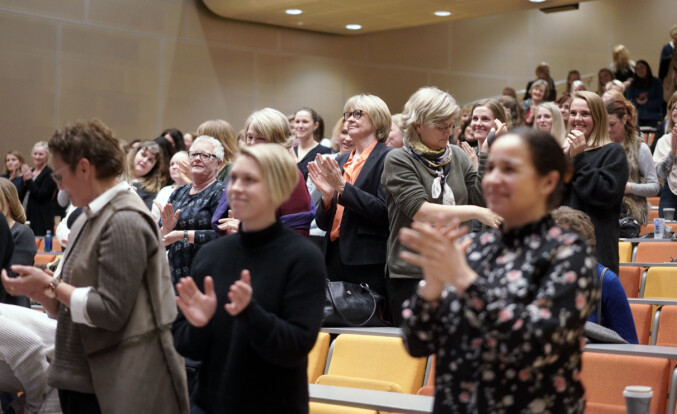 Jordmorutdanningen feiret 200-årsjubileum med fagkonferanse i Pilestredet. Foto: Ketil Blom Haugstulen Jordmorutdanningen feiret 200-årsjubileum med fagkonferanse i Pilestredet. Foto: Ketil Blom Haugstulen