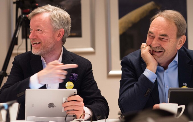 Torger Ødegaard (t.v.) og Gunanr Melgaard. Foto: Petter Berntsen Torger Ødegaard (t.v.) og Gunanr Melgaard. Foto: Petter Berntsen