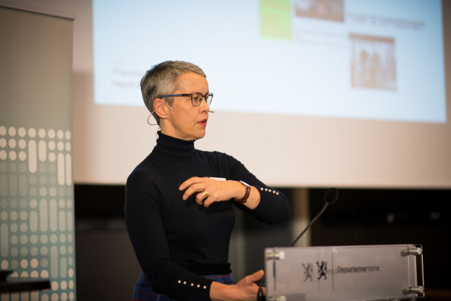 Rektor Ingunn Moser ved VID har håndtert to saker om seksuell trakassering. Foto: Skjalg Bøhmer Vold Rektor Ingunn Moser ved VID har håndtert to saker om seksuell trakassering. Foto: Skjalg Bøhmer Vold