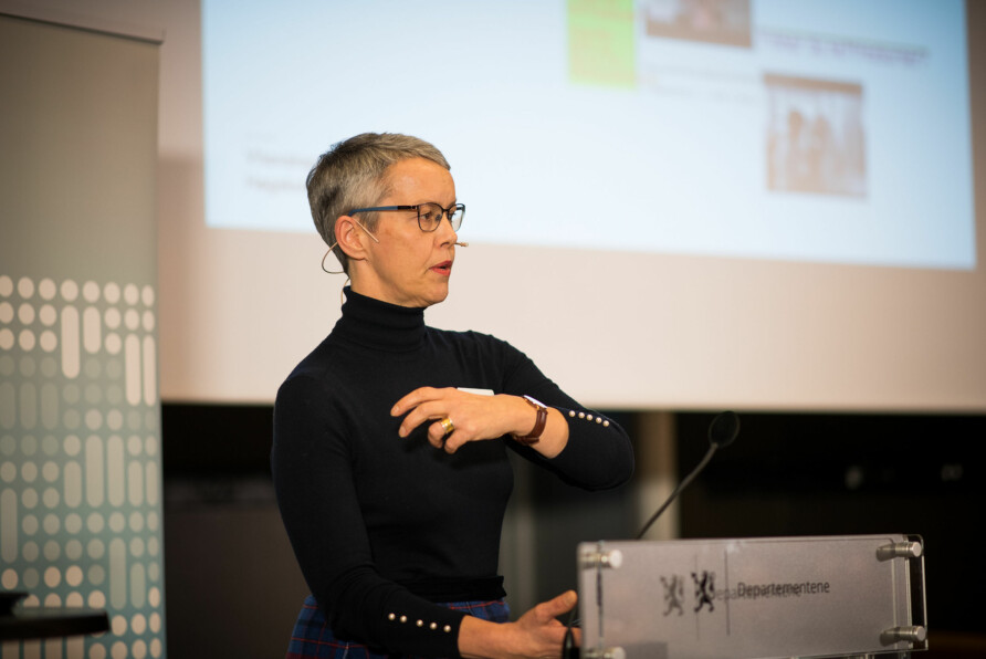 Rektor Ingunn Moser ved VID har håndtert to saker om seksuell trakassering. Foto: Skjalg Bøhmer Vold