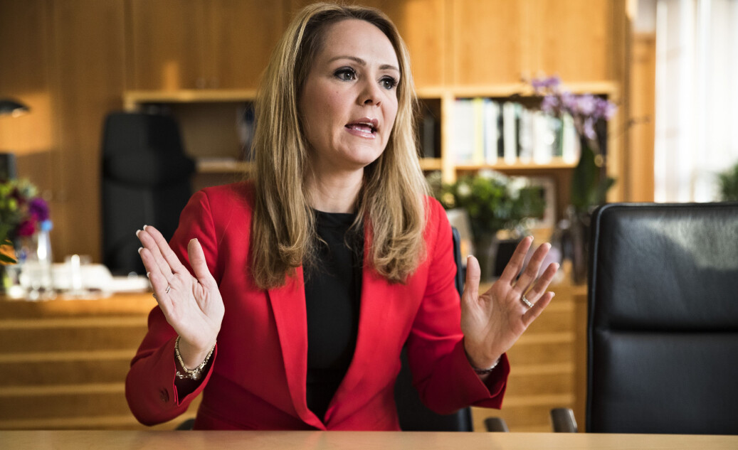 Likestillingsminister Linda Hofstad Helleland (H) skal igang med utredning om lavterskeltilbud ved behandling av saker om seksuell trakassering. Foto: Hallgeir Vågenes, VG/NTBscanpix Likestillingsminister Linda Hofstad Helleland (H) skal igang med utredning om lavterskeltilbud ved behandling av saker om seksuell trakassering. Foto: Hallgeir Vågenes, VG/NTBscanpix