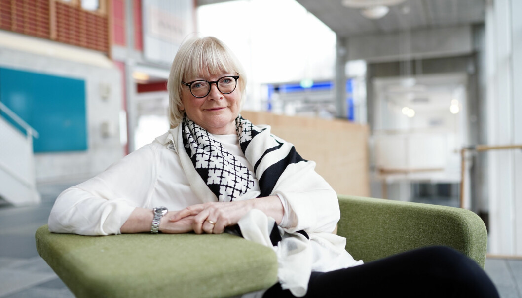 Rektor Berit Rokne ved Høgskulen på Vestlandet mener det bare burde være ett karriereløp for akademikere. Foto: Ketil Blom Haugstulen