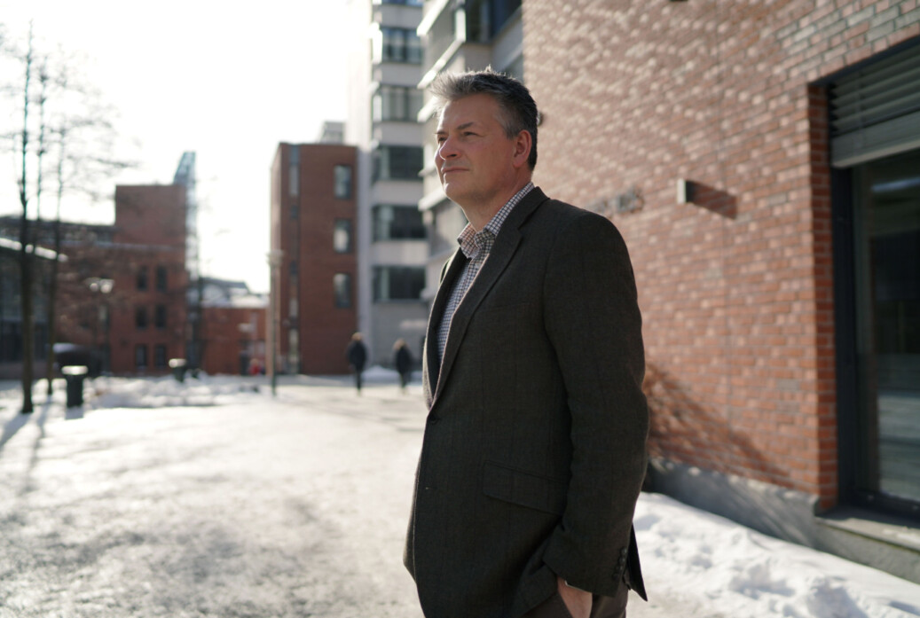 — Jeg tror OsloMet har en jobb å gjøre med det navnet, sier avgått statssekretær Bjørn Haugstad, her avbildet på Campus Pilestredet til Norges ferskeste universitet. Nå takker for seg etter mange år i kunnskapssektoren. Foto: Ketil Blom Haugstulen — Jeg tror OsloMet har en jobb å gjøre med det navnet, sier avgått statssekretær Bjørn Haugstad, her avbildet på Campus Pilestredet til Norges ferskeste universitet. Nå takker for seg etter mange år i kunnskapssektoren. Foto: Ketil Blom Haugstulen