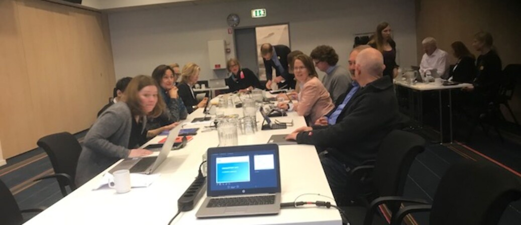 OsloMet-styret møttes på et hotell i København for å holde styremøte, seminar og gjennomføre studiebesøk på Copenhagen Business School. Foto: Tove Lie OsloMet-styret møttes på et hotell i København for å holde styremøte, seminar og gjennomføre studiebesøk på Copenhagen Business School. Foto: Tove Lie
