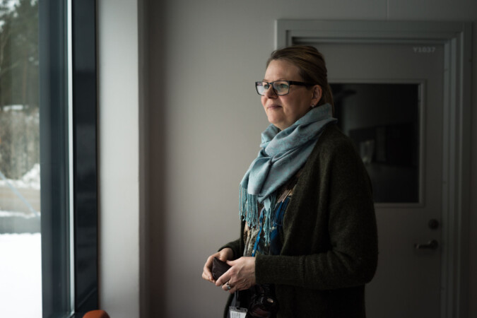 Janne Skontorp Offerdal bruker halvparten av tiden sin på studentene i fengselet. Janne Skontorp Offerdal bruker halvparten av tiden sin på studentene i fengselet.
