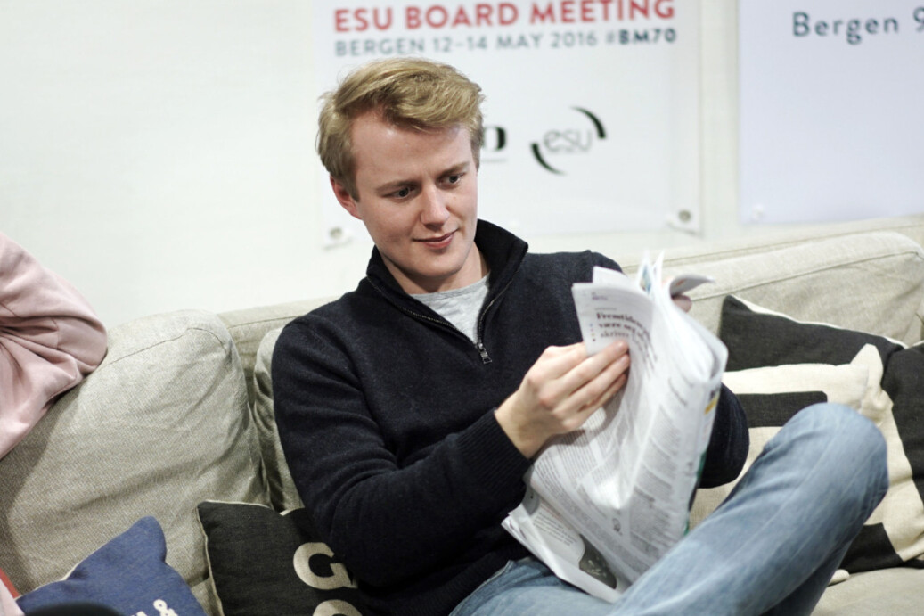 NSO-lederkandidat Håkon Randgaard Mikalsen mener man må være heltidsstudent slik høyere utdanning er lagt opp. Foto: Ketil Blom Haugstulen NSO-lederkandidat Håkon Randgaard Mikalsen mener man må være heltidsstudent slik høyere utdanning er lagt opp. Foto: Ketil Blom Haugstulen