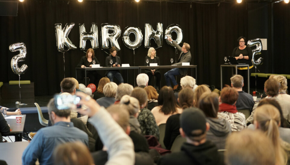 Torsdag feiret Khrono fem år, med debatt om ytringsfrihet og ytringsmot i akademia. Foto: Ketil Blom Haugstulen