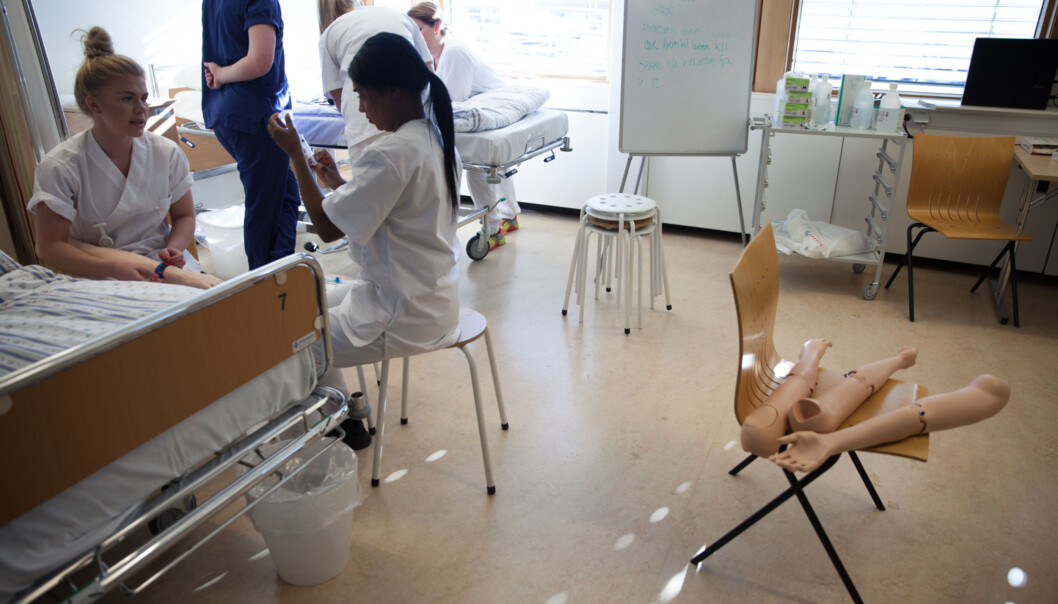 Ledelsen ved Fakultet for helsevitenskap på OsloMet understreker behovet for samarbeid mellom utdanningene innen helse og sosialfag. Foto: Mina Ræge Ledelsen ved Fakultet for helsevitenskap på OsloMet understreker behovet for samarbeid mellom utdanningene innen helse og sosialfag. Foto: Mina Ræge