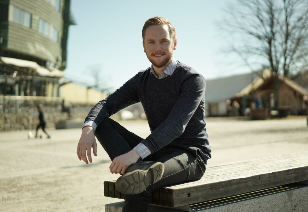 Eksternansvarlig Kristoffer Bakke i NHHS fikk ikke med seg landsmøtet om å fjerne alderspoengene i opptak til høyere utdanning. Foto: Ketil Blom Haugstulen Eksternansvarlig Kristoffer Bakke i NHHS fikk ikke med seg landsmøtet om å fjerne alderspoengene i opptak til høyere utdanning. Foto: Ketil Blom Haugstulen