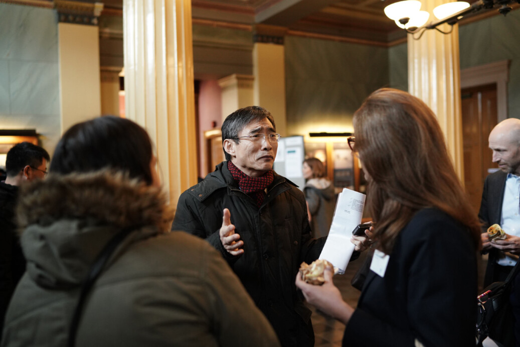 En delegasjon fra 33 kinesiske universiteter besøkte Norge i mars i år. Her fra besøket på UiO. Sist uke var nærmere 250 personer fra norske universiteter og høgskoler i Kina. Foto: Ketil Blom Haugstulen En delegasjon fra 33 kinesiske universiteter besøkte Norge i mars i år. Her fra besøket på UiO. Sist uke var nærmere 250 personer fra norske universiteter og høgskoler i Kina. Foto: Ketil Blom Haugstulen