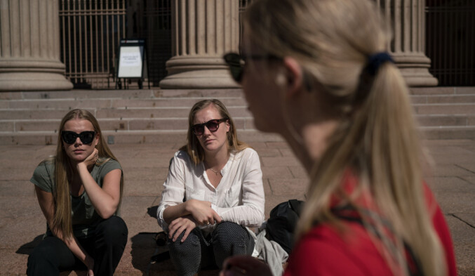 Studentene tror ikke å senke antallet ganger man kan ta gjentak vil hjelpe på karakterpresset. Foto: David Engmo Studentene tror ikke å senke antallet ganger man kan ta gjentak vil hjelpe på karakterpresset. Foto: David Engmo